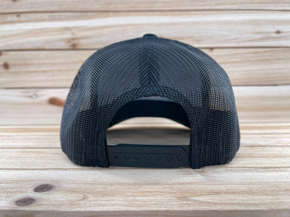 Rainbow “Equal.” 5 Panel Trucker Retro Trucker Cap Black