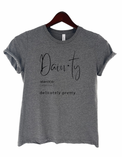 Dainty Definition Women's Cute Graphic T-shirt