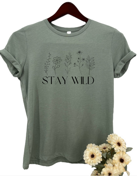 Stay Wild Women's Graphic T-Shirt