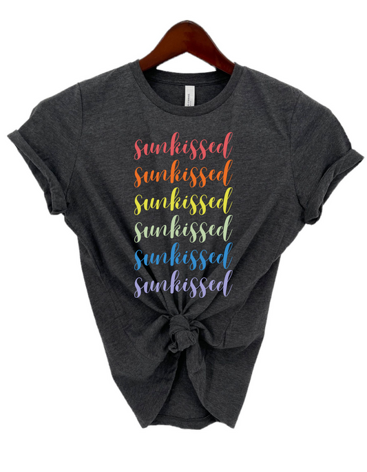 Sunkissed Rainbow Women's Graphic T-shirt