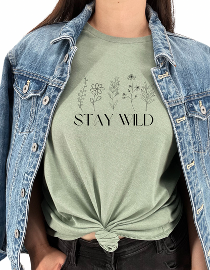 Stay Wild Women's Graphic T-Shirt