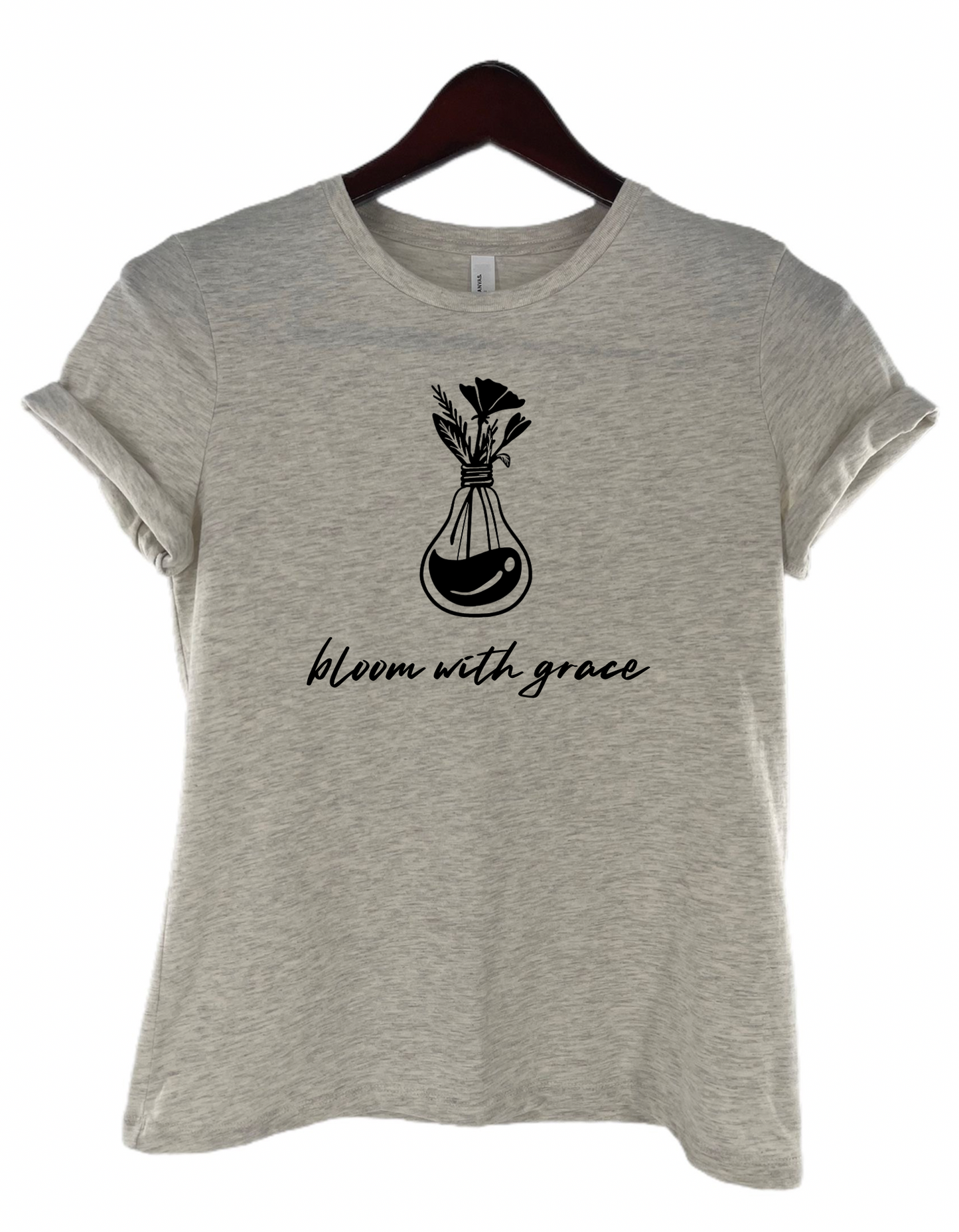 Bloom with Grace Women's Flower Tee